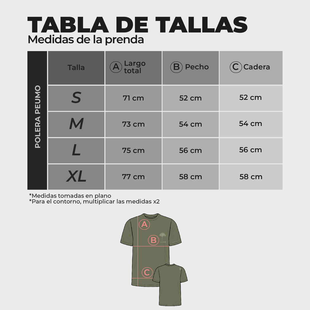 Polera Manga Corta Pehuen