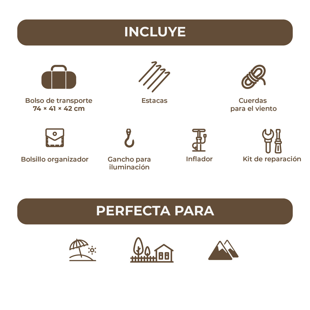 Carpa Inflable 8 Personas POIKE