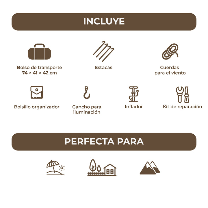 Carpa Inflable 8 Personas POIKE