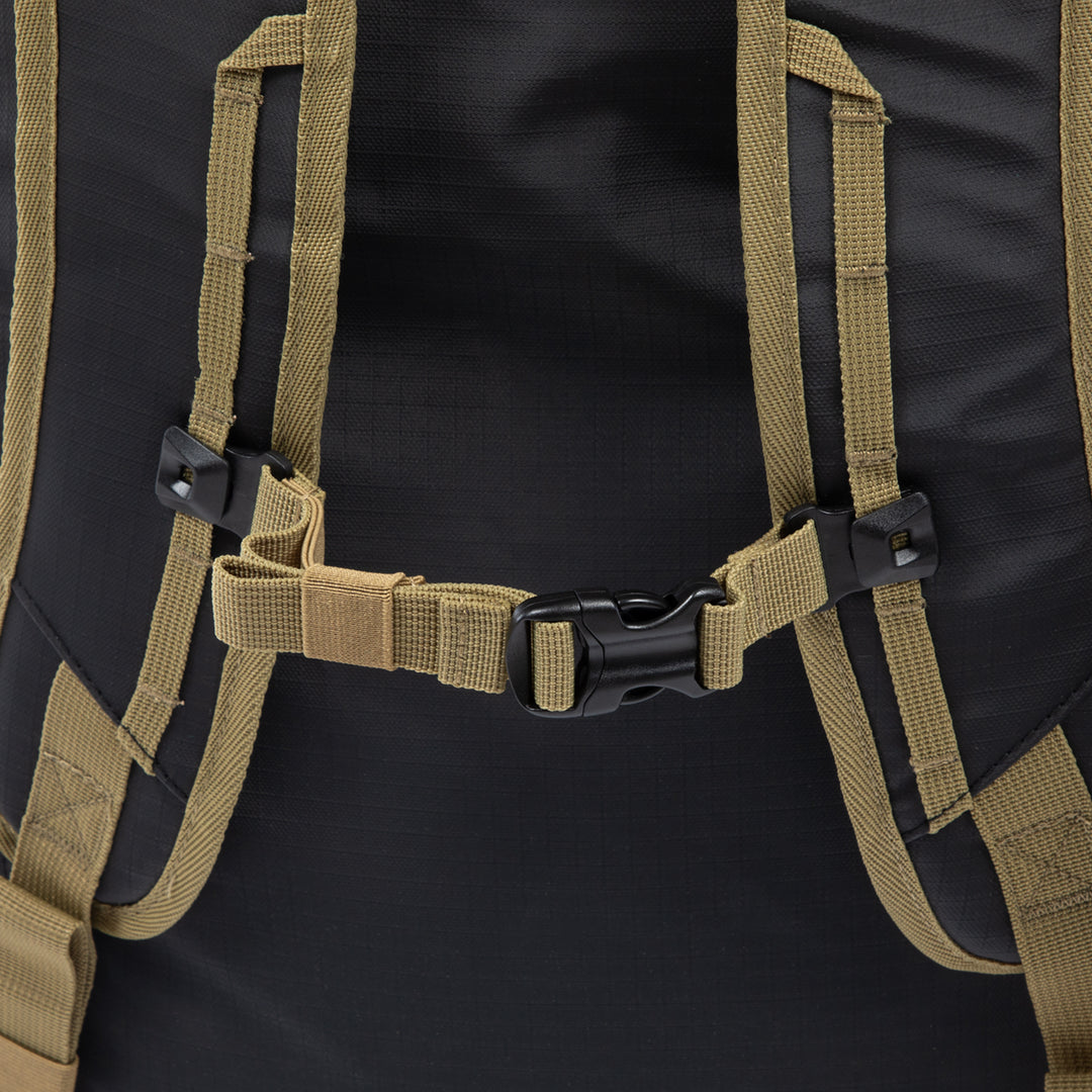 Bolso Convertible en Mochila 80L Roy Negro/Beige