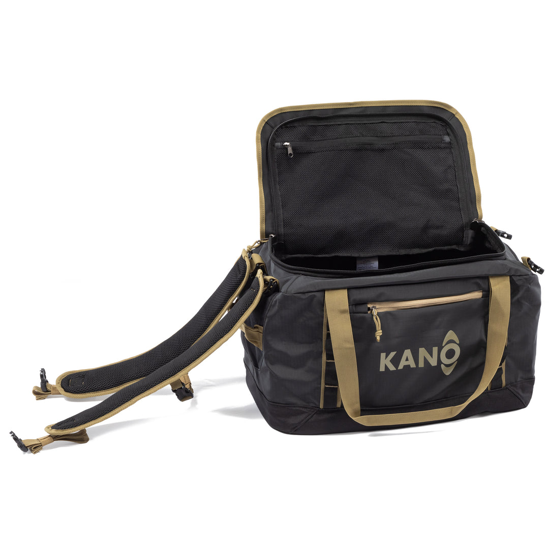 Bolso Convertible en Mochila 40L Darwin Negro/Beige