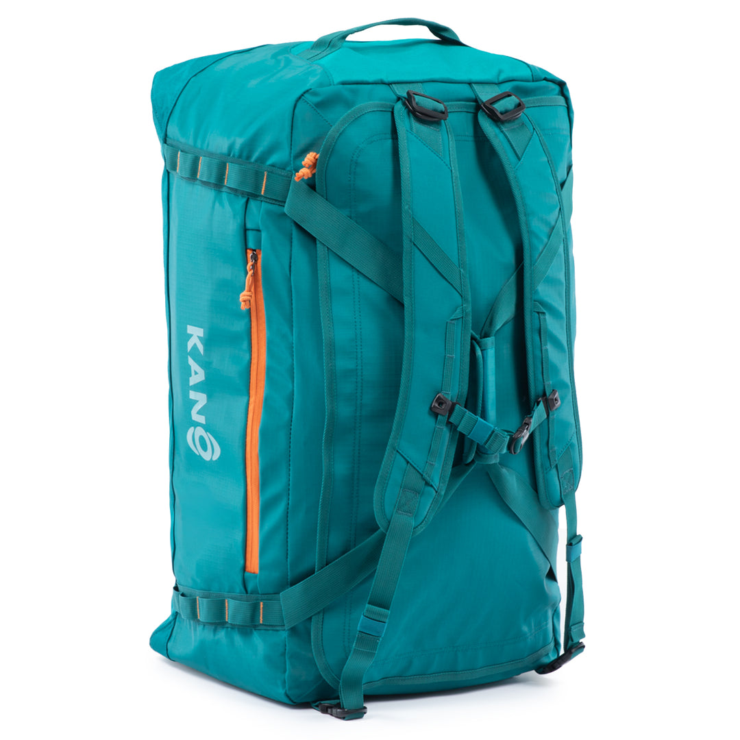 Bolso Convertible en Mochila 80L Roy Verde/Naranja