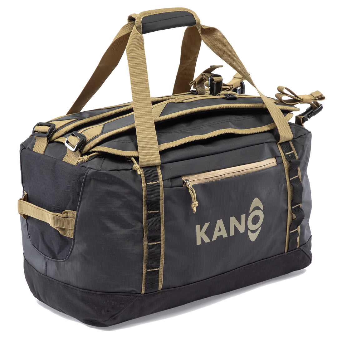 Bolso Convertible en Mochila 40L Darwin Negro/Beige