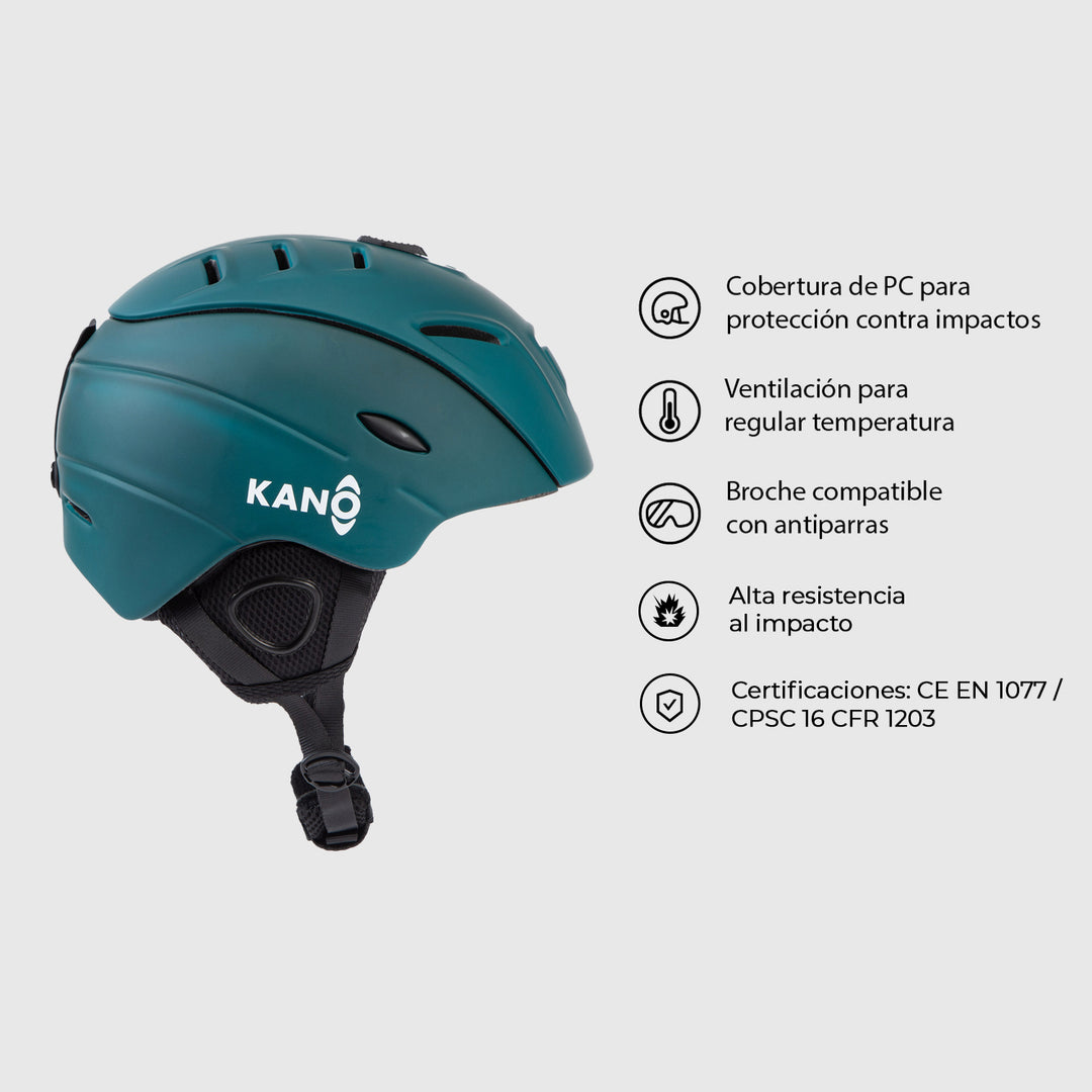 Combo Nieve Casco Patrol + Antiparrar Ripper + Calcetines de Ski