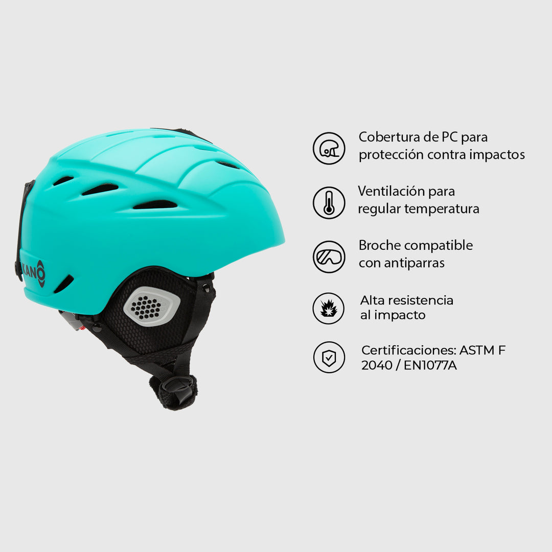 Casco de Nieve para Niños Aqua