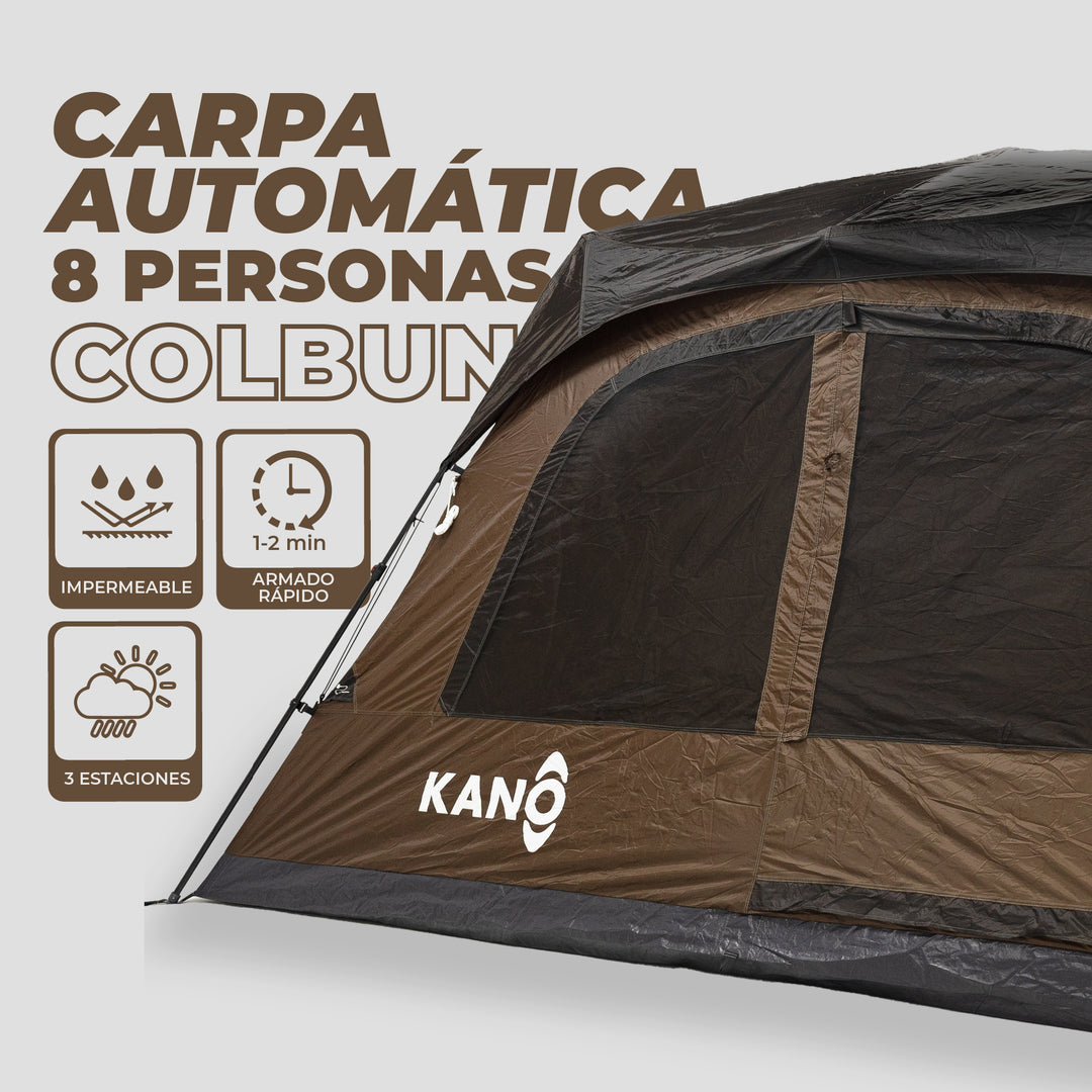 Carpa Automática Colbun 8 Personas