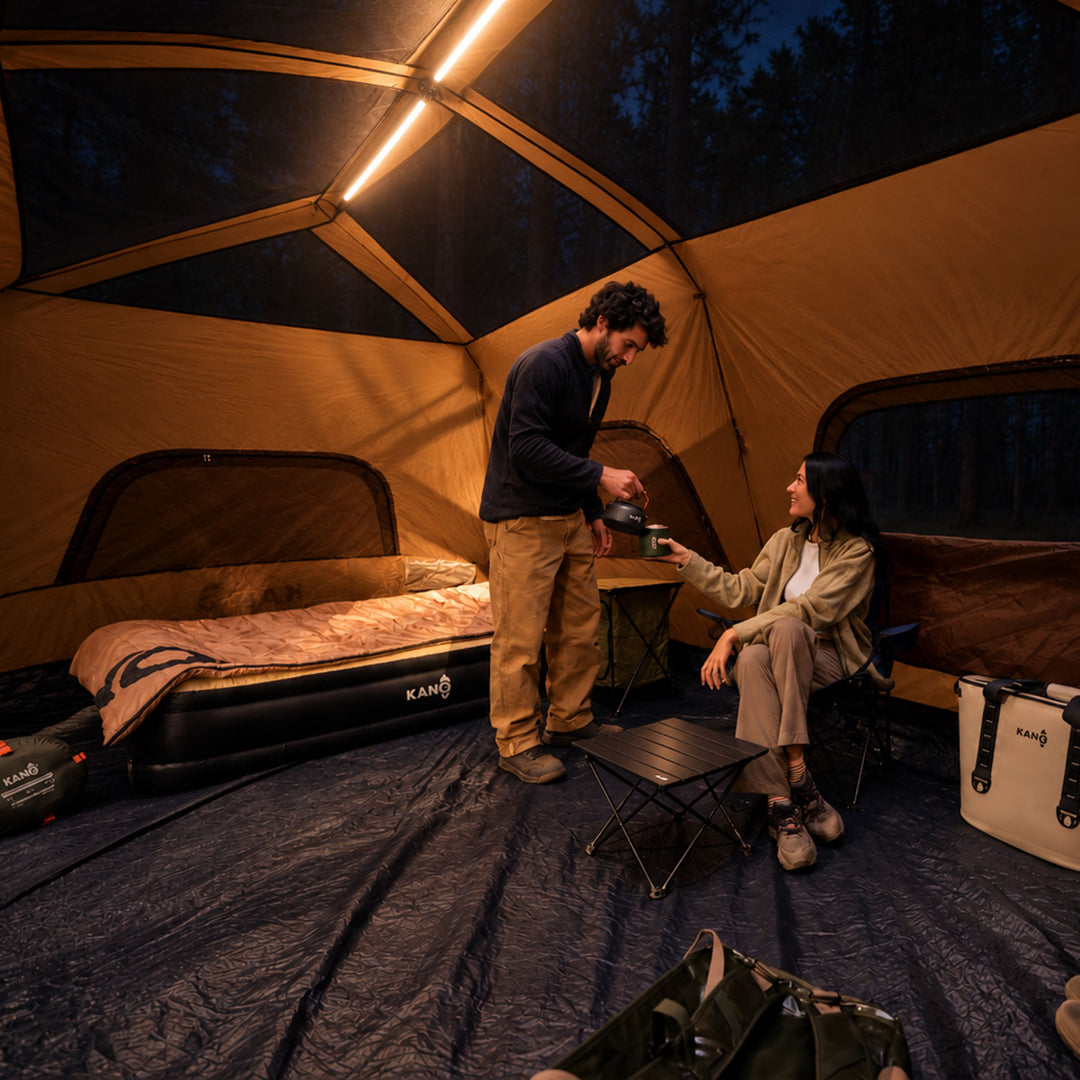 Carpa Automática con luces Baker 10 Personas