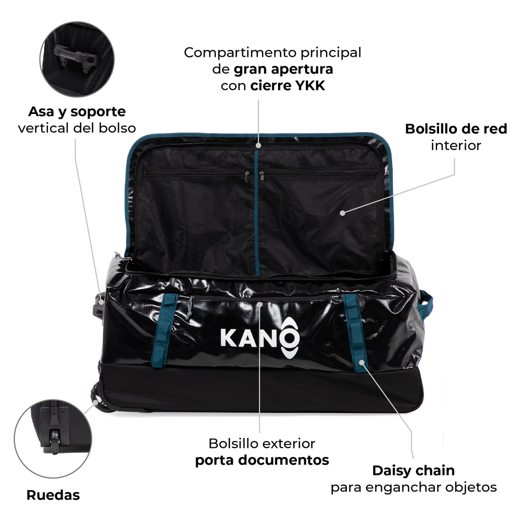 Bolso con Ruedas 100L Egger Black