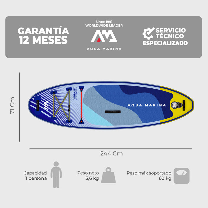 Stand Up Paddle SUP Vibrant 8’0” 2.0