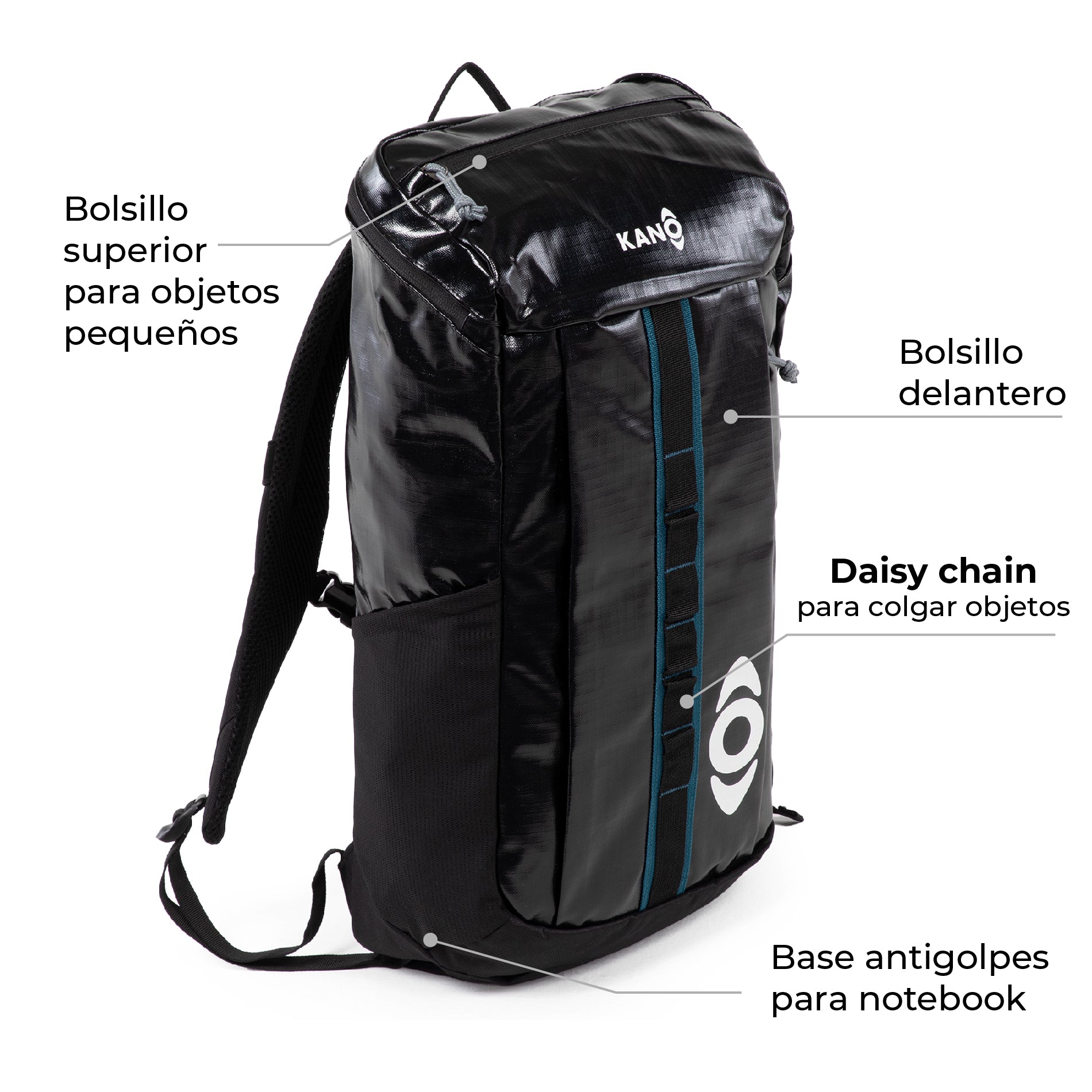Mochila Outdoor 25L Andes Black – Kano Outdoors