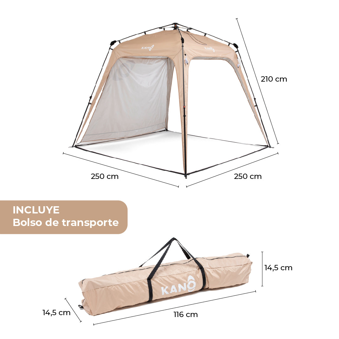 Toldo Plegable Automático 250 x 250