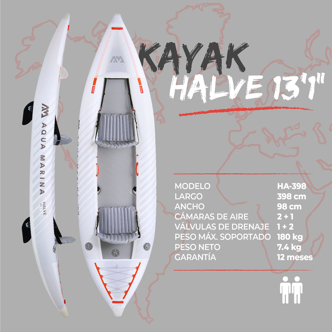 Kayak Ultraliviano Halve Single / Doble