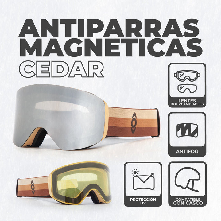 Combo Casco Patrol +  Antiparras CEDAR
