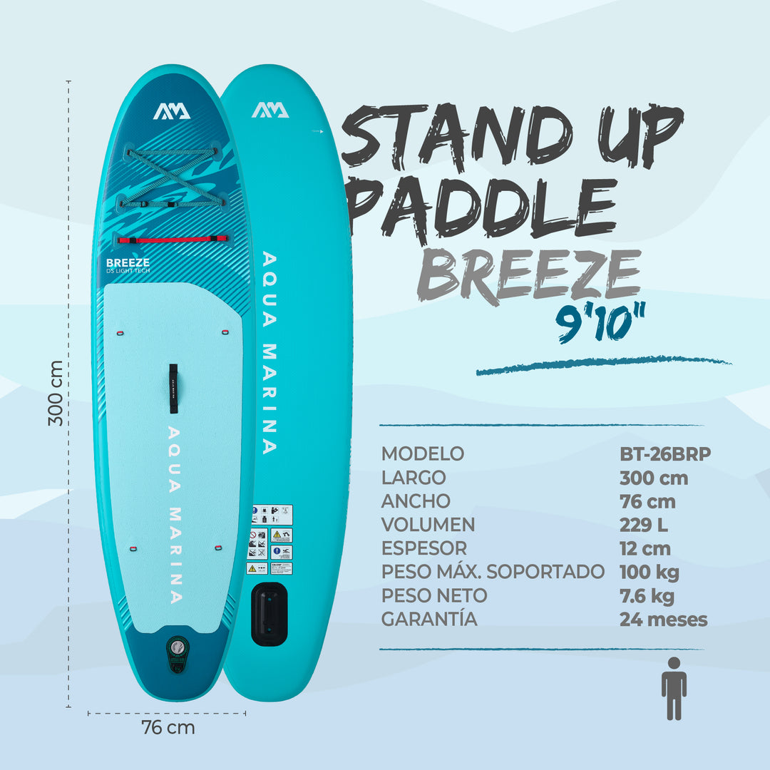 Stand Up Paddle SUP New Breeze 9´10"