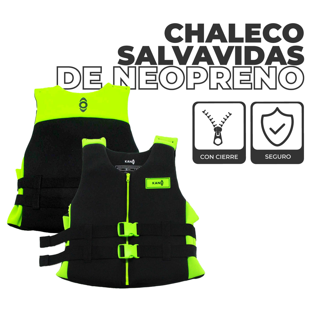Chaleco Salvavidas Neopreno Negro