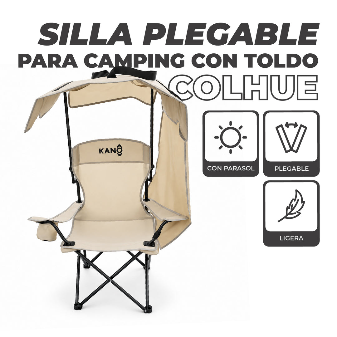 Silla de Camping con Toldo COLHUE