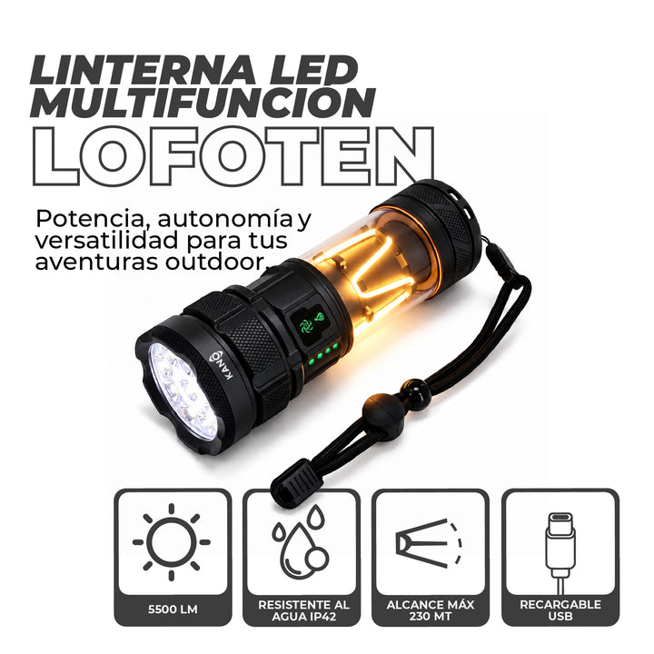 Linterna Táctica Recargable Lofoten