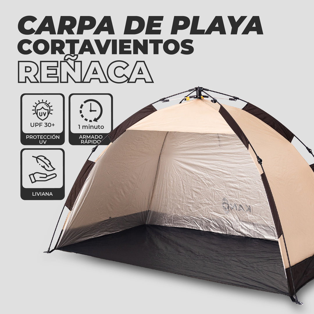 Carpa Automática para Playa Reñaca UV30+