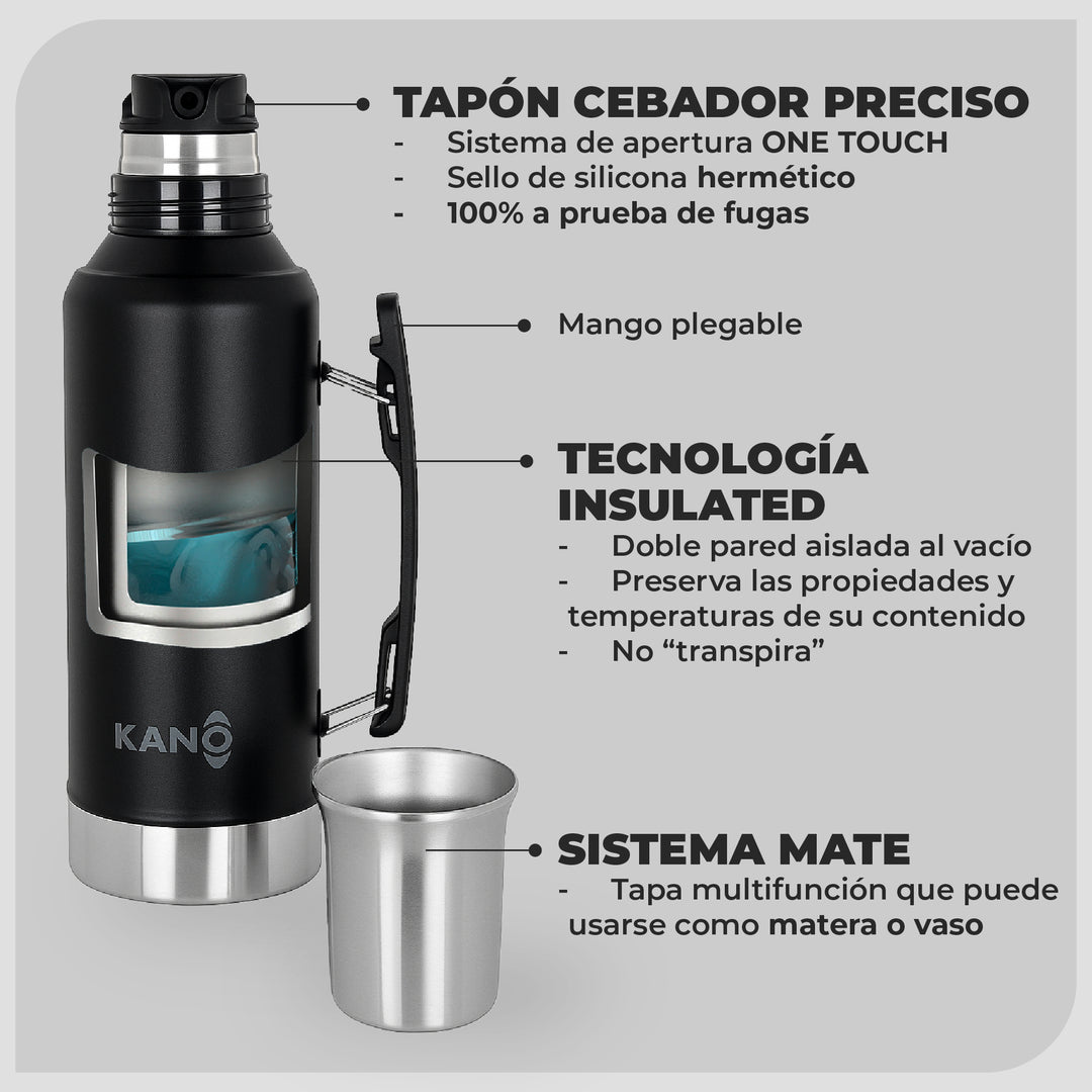 Termo Sistema Mate 1300 ml