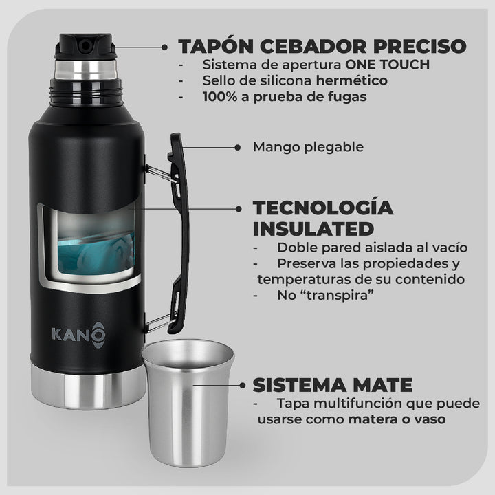 Termo Sistema Mate 1300 ml