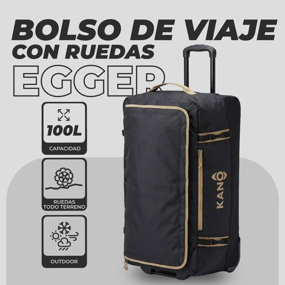 Bolso Outdoor con Ruedas Egger 100L