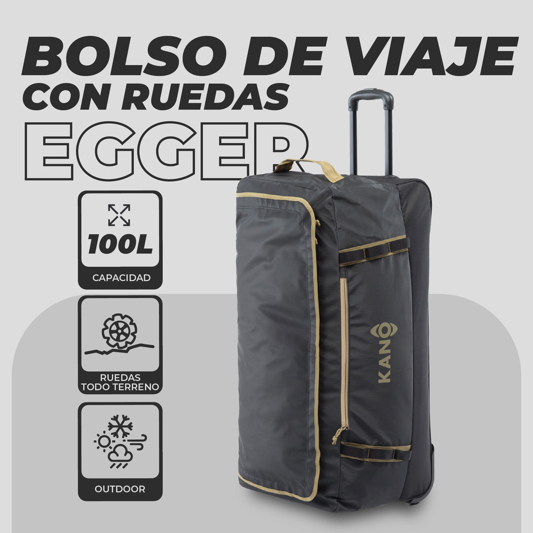 Bolso Outdoor con Ruedas Egger 100L