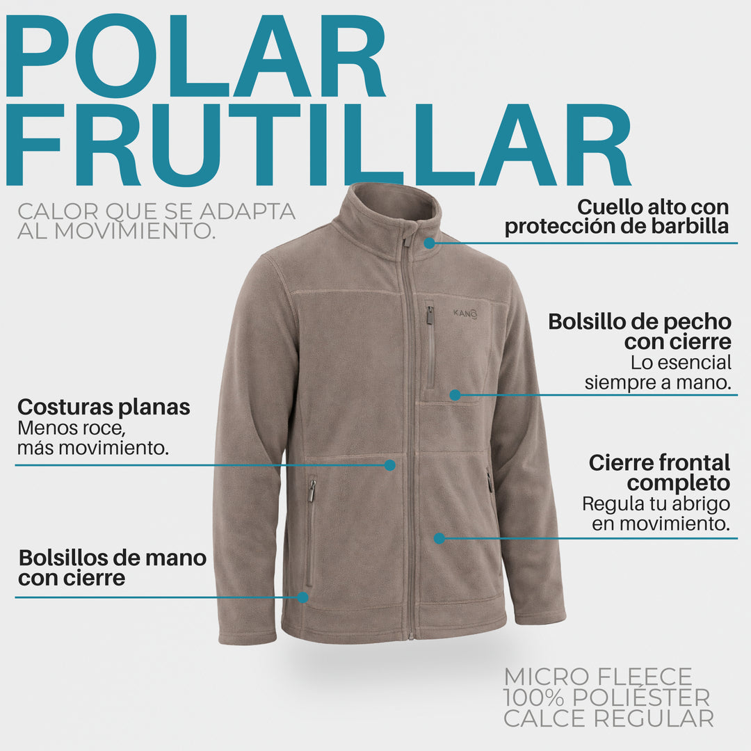 Polar Frutillar Full Zip Taupe