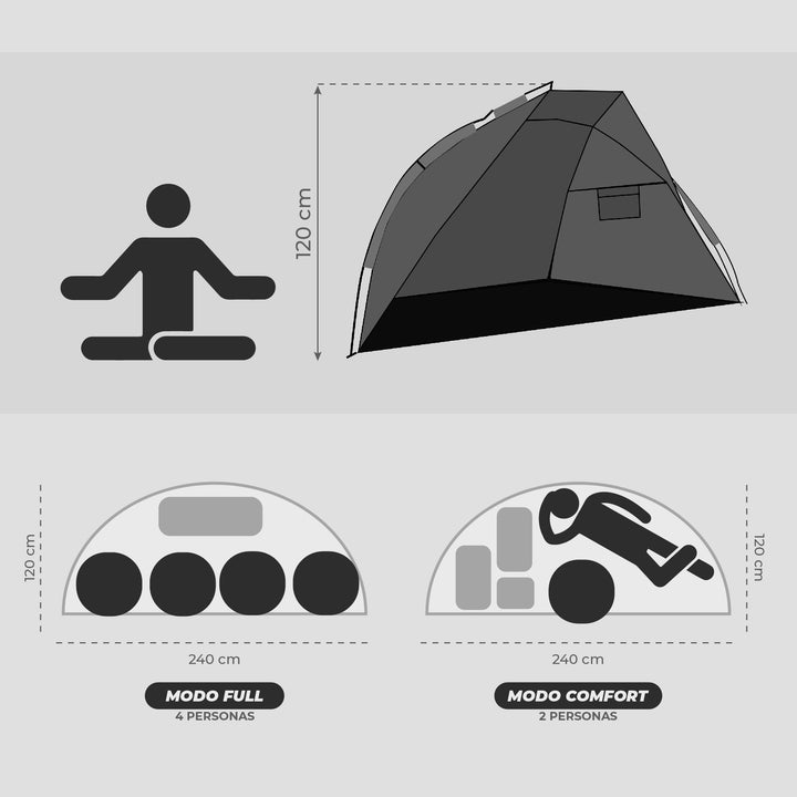 Carpa Playa Paraviento Quintay
