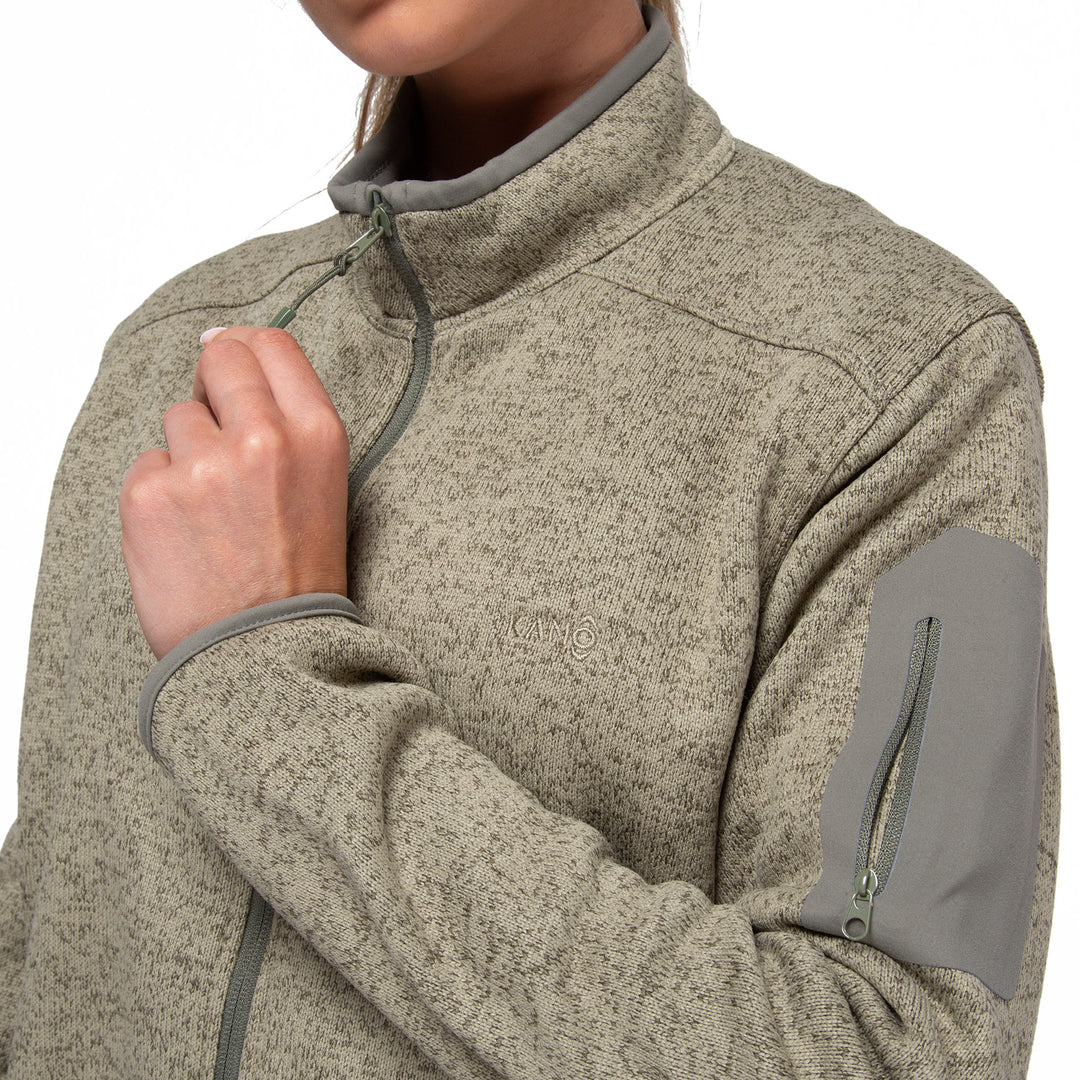 Combo Impermeable Lenga + Polar Tejido Notro Mujer