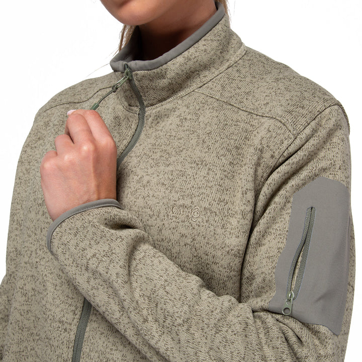 Combo Impermeable Lenga + Polar Tejido Notro Mujer