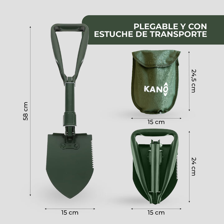 Pala Plegable 3 en 1 Mostny