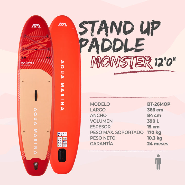 Stand Up Paddle SUP MONSTER 12'0"