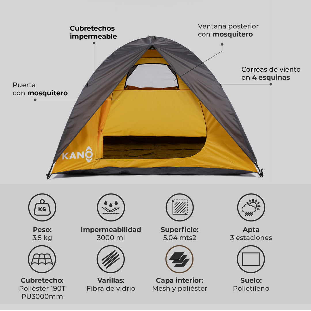 Carpa Rupanco 4 Personas