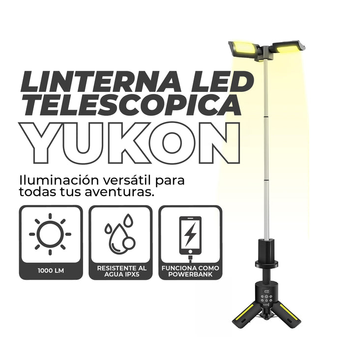Linterna Camping Telescópica Yukon