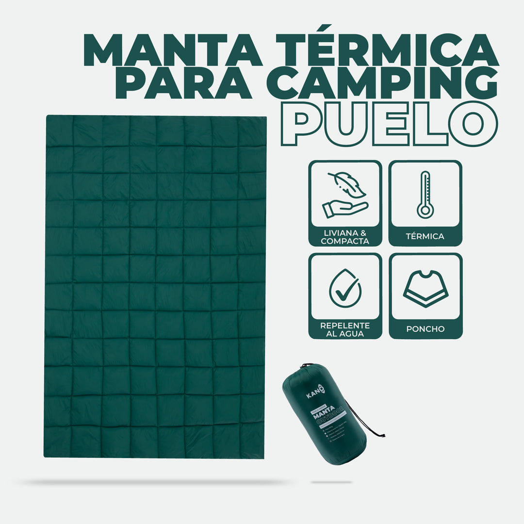 Manta Térmica Outdoor Puelo Verde