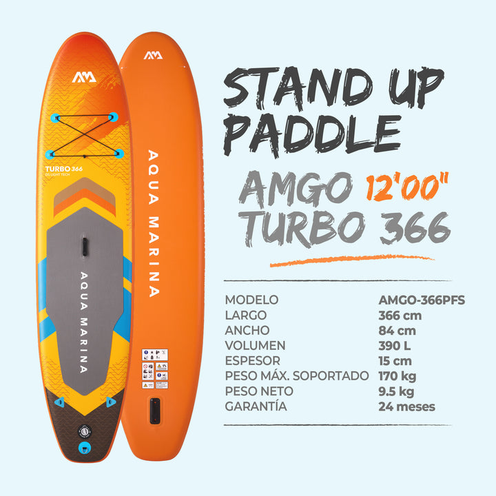 Stand Up Paddle SUP con Motor AMGO 12&