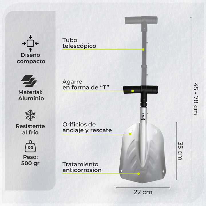 Pala para Nieve Portátil Austral