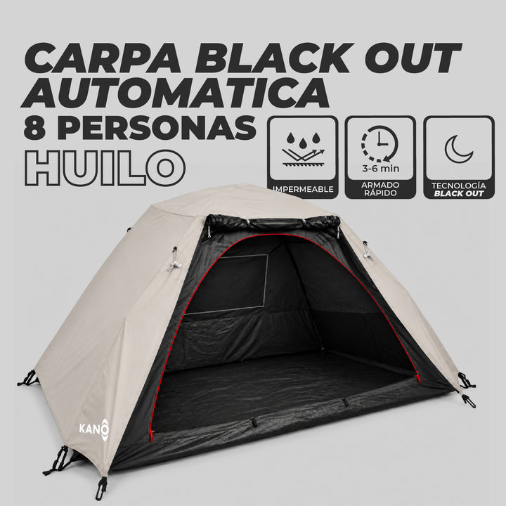 Carpa Black Out 8 Personas HUILO