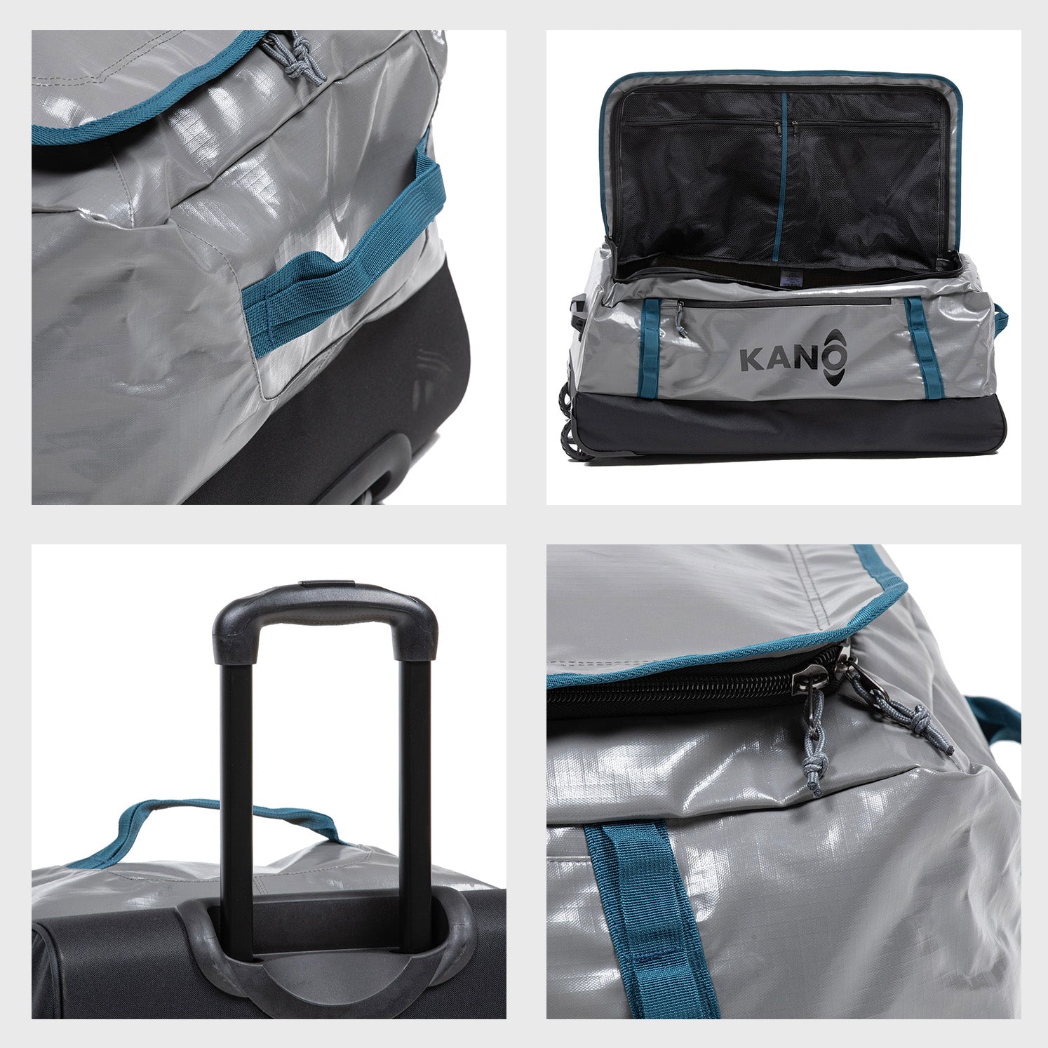 Bolso con Ruedas 100L Egger Gris – Kano Outdoors