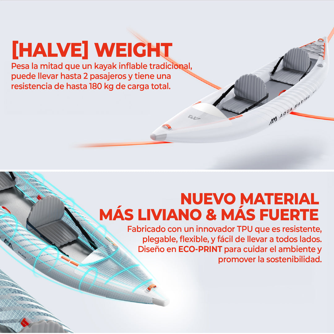 Kayak Ultraliviano Halve Single / Doble