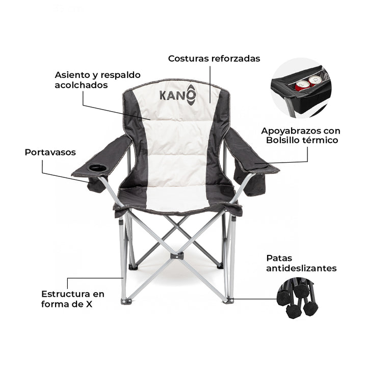 Silla Plegable para Camping Cucao