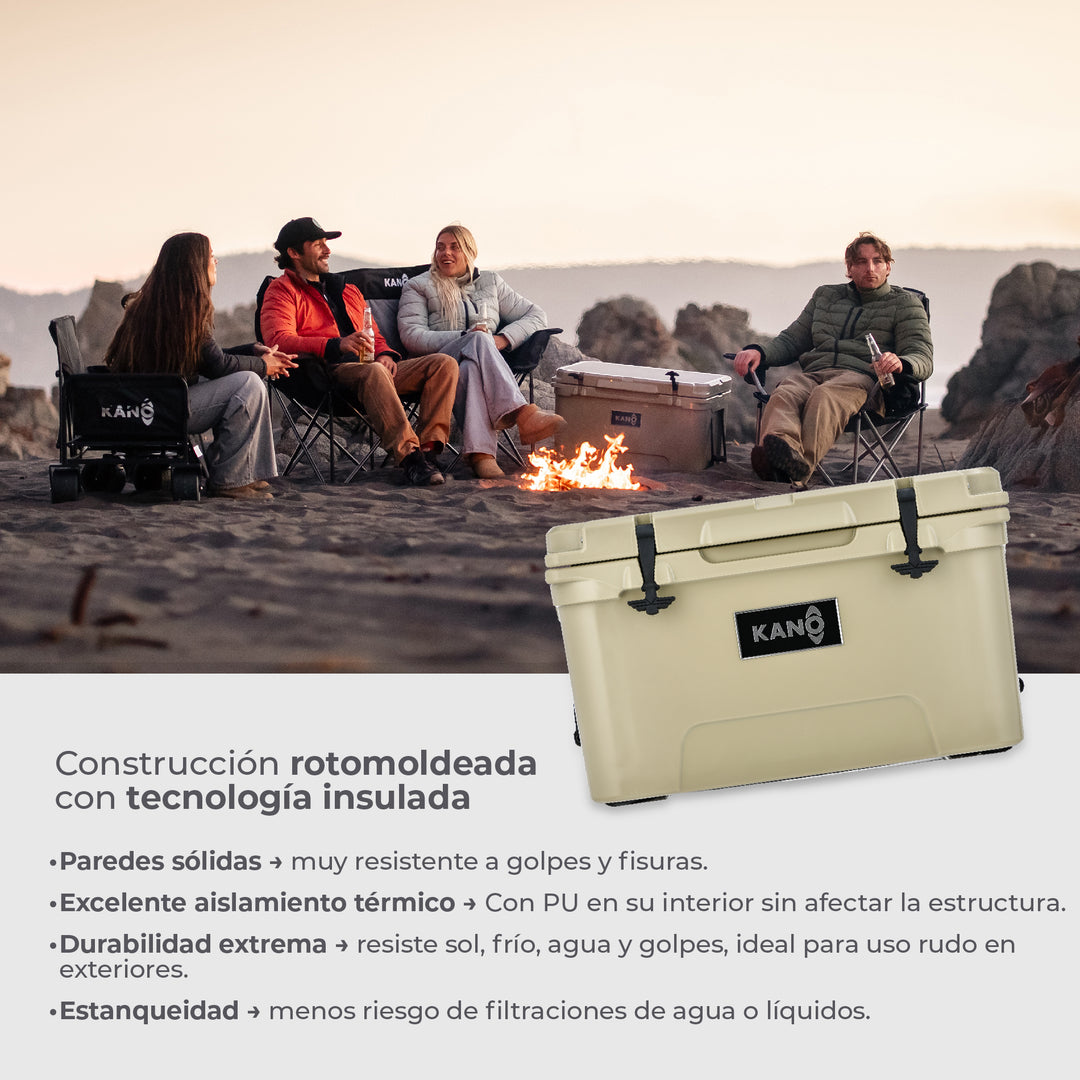 Cooler Rígido O´Higgins 45QT Beige