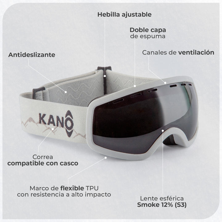Antiparras de nieve para niños SCOUT