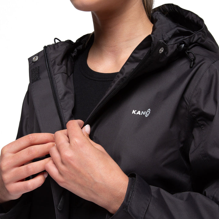 Combo Impermeable Lenga + Polar Tejido Notro Mujer