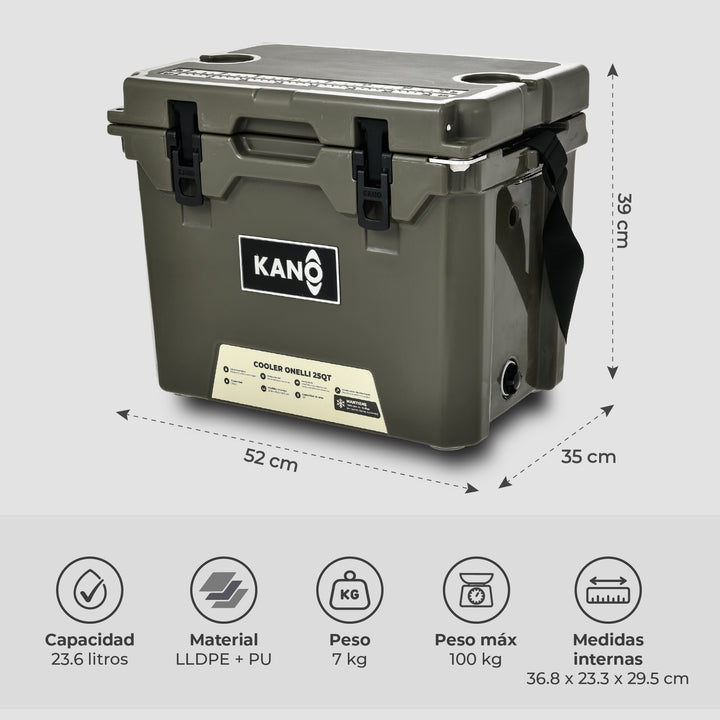 Cooler Rígido ONELLI 25Q