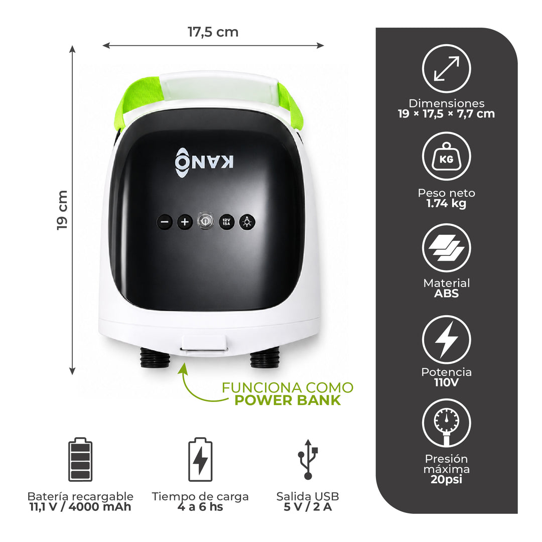 Inflador Eléctrico Inalámbrico SMART