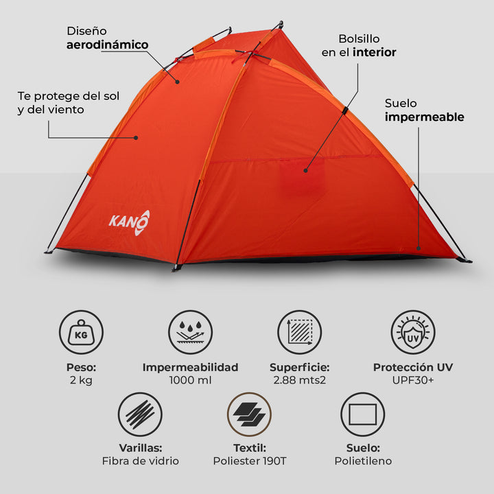 Carpa Playa Paraviento Quintay