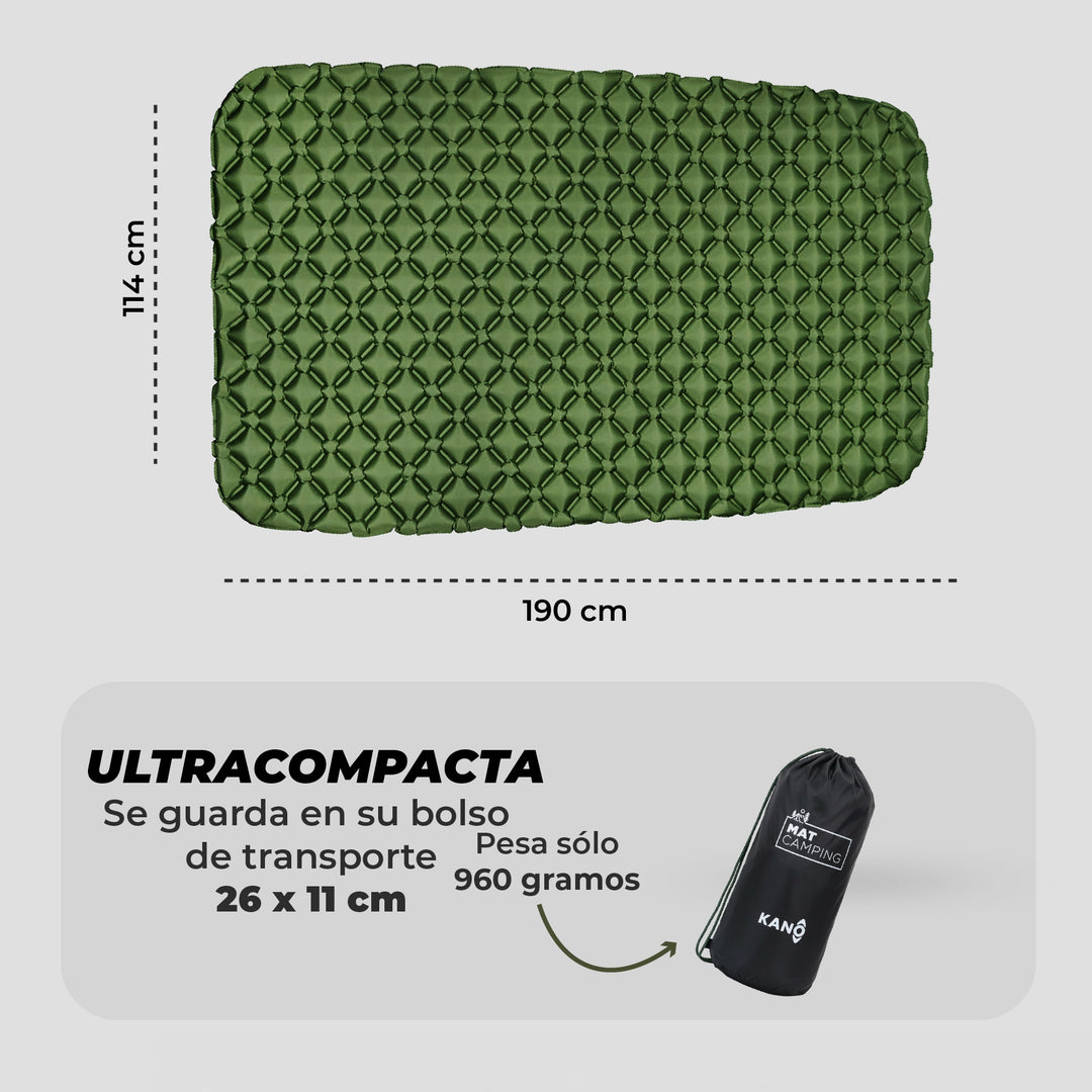 Colchoneta Inflable Doble Nilque