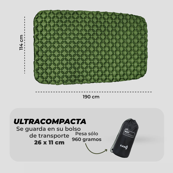Colchoneta Inflable Doble Nilque