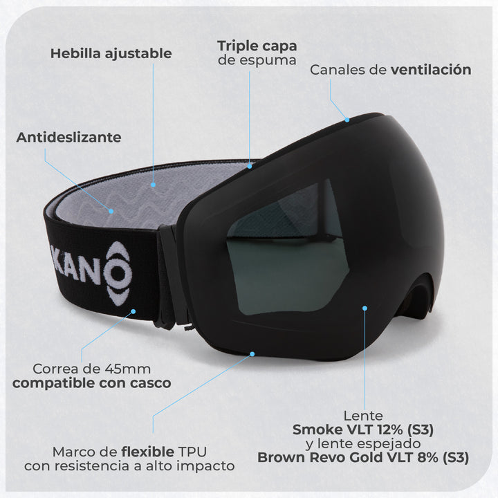Antiparras de Nieve Esféricas ProRider